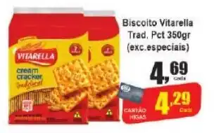 Higa's Supermercado Biscoito Vitarella Trad. Pct 350g oferta