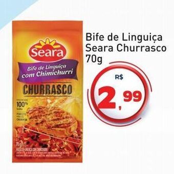 Tonin Superatacado Bife de linguiça seara churrasco 70g oferta