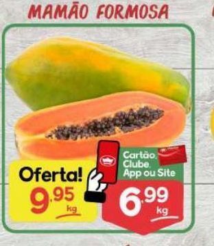 Supermercados Princesa Mamão formosa oferta