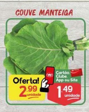 Supermercados Princesa Couve manteiga oferta