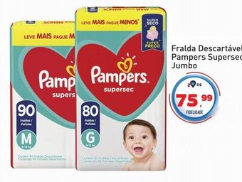 Tonin Superatacado Fralda descartável pampers supersec jumbo oferta