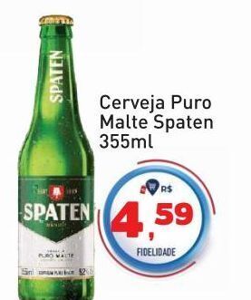 Tonin Superatacado Cerveja puro malte spaten 355ml oferta
