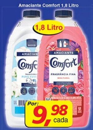 Supermercados Guanabara Amaciante Comfort 1.8L oferta