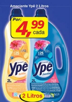 Supermercados Guanabara Amaciante Ype 2L oferta