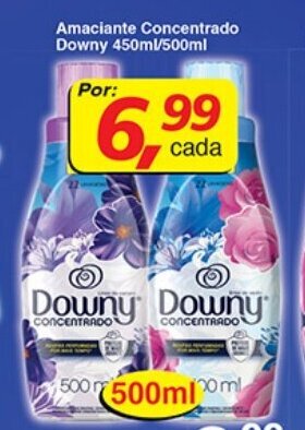 Supermercados Guanabara Amaciante Concentrado Downy 450ml/500ml oferta