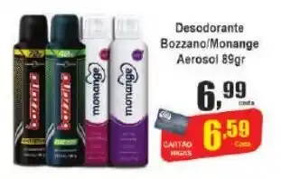 Higa's Supermercado Desodorante Bozzano/ Monange Aerosol 89g oferta
