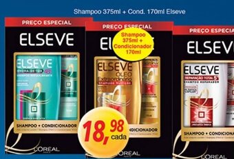 Supermercados Guanabara Shampoo 375ml + Cond. 170ml Elseve oferta