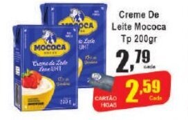 Higa's Supermercado Creme de leite Mococa tp 200g oferta