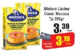 Higa's Supermercado Mistura Láctea Cond. Mococa tp 395g oferta