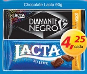Supermercados Guanabara Chocolate Lacta 90g oferta
