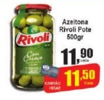 Higa's Supermercado Azeitona Rivoli pote 500g oferta