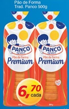 Supermercados Guanabara Pao de Forma Trad. Panco 500g oferta