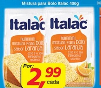 Supermercados Guanabara Mistura para Bolo Italac 400g oferta