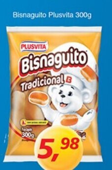 Supermercados Guanabara Bisnaguito Plus Vita 300g oferta