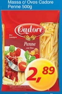 Supermercados Guanabara Massa c/ Ovos Cadore Penne 500g oferta