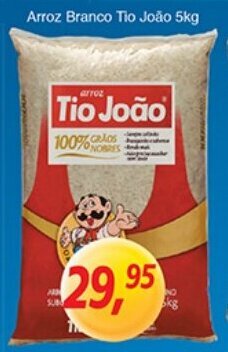 Supermercados Guanabara Arroz Branco Tio Joao 5kg oferta