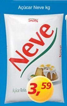 Supermercados Guanabara Acucar Neve 1kg oferta