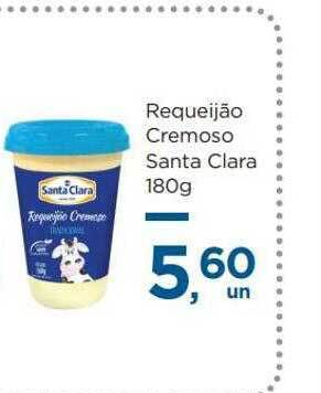 Super São Luiz Requeijão cremoso santa clara oferta