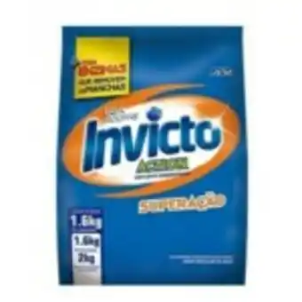 Superbom Supermercado Sabao em po invicto action 1,6kg superacao sache oferta