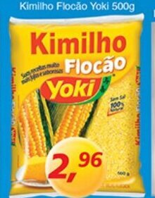 Supermercados Guanabara Kimilho Flocao Yoki 500g oferta