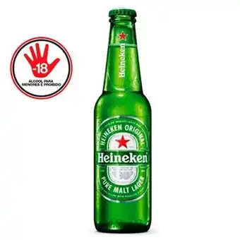 Cerveja lager heineken garrafa 330ml