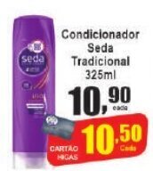 Higa's Supermercado Condicionador Seda Tradicional 325ml oferta