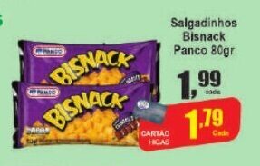 Salgadinhos Bisnack Panco 80g
