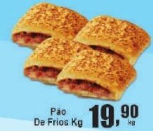 Higa's Supermercado Pão de frios 1kg oferta