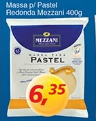 Supermercados Guanabara Massa p/ Pastel Redonda Mezzani 400g oferta