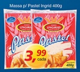 Supermercados Guanabara Massa p/ Pastel Ingrid 400g oferta