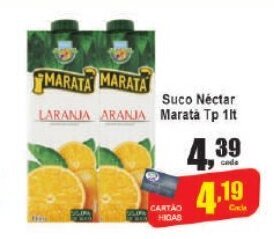Higa's Supermercado Suco Néctar Maratá Tp 1L oferta