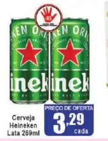 Higa's Supermercado Cerveja Heineken lata 269ml oferta