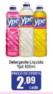 Higa's Supermercado Detergente Liquido Ypê 500ml oferta