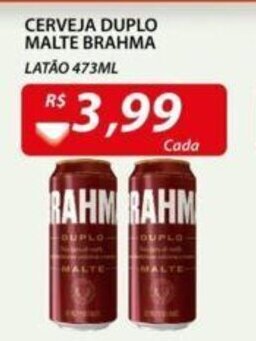 Assaí Atacadista Cerveja Duplo Malte Brahma 473ml oferta