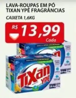 Assaí Atacadista Lava roupas em pó Tixan Ypê Frag. 1.6kg oferta