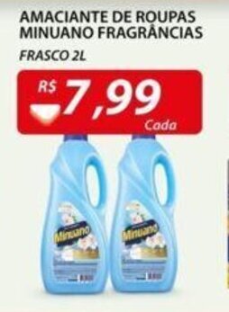 Assaí Atacadista Amaciante de roupas Minuano Frag. 2L oferta