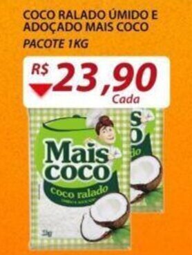 Assaí Atacadista Coco Ralado úmido e Adoçado mais Coco 1kg oferta