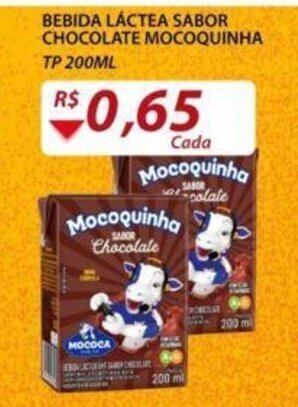 Bebida Láctea sabor Chocolate Mocoquinha 200ml