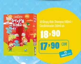 Rede Top Kit grupy kids shampoo + condicionador oferta