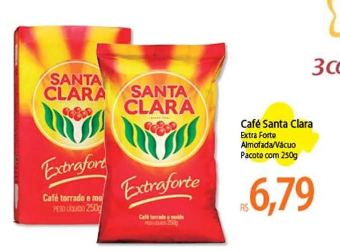 Café Santa Clara 250g oferta na Atacadão