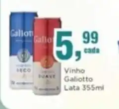 Rede Multi Market Vinho Galiotto Lata 355ml oferta
