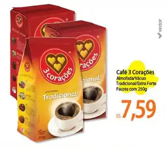 Atacadão Café 3 Corações 250g oferta