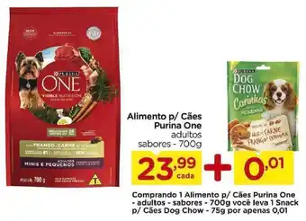 Carrefour Alimento p/ Caes Purina One 700g oferta