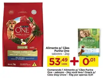 Alimento p/ Caes Purina One 2kg