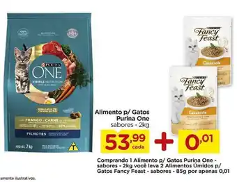 Carrefour Alimento p/ Gatos Purina One 2kg oferta