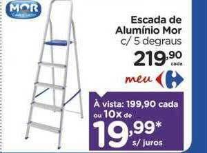 Carrefour Escada de aluminio mor oferta