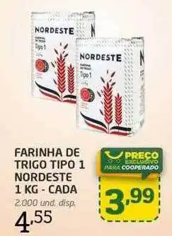 Cooper Farinha de trigo tipo 1 nordeste oferta
