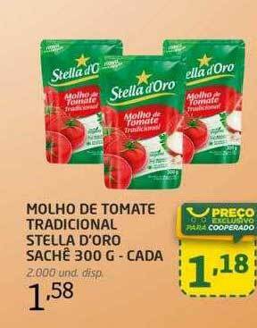 Cooper Molho de tomate tradicional stella d'oro oferta