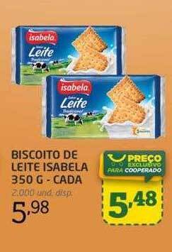 Cooper Biscoito de leite isabela oferta