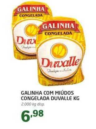 Cooper Galinha com miúdos congelada duvalle kg oferta